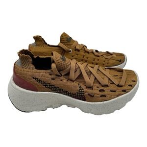 Nike Space Hippie 04 Shoes Womens 6 Dark‎ Wheat/Black Casual Sneakers DA2725-701